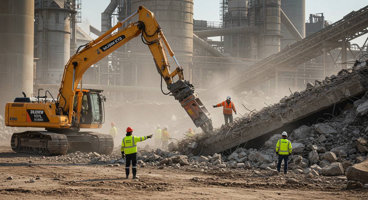 Вывоз бетонного мусора с промышленных площадок