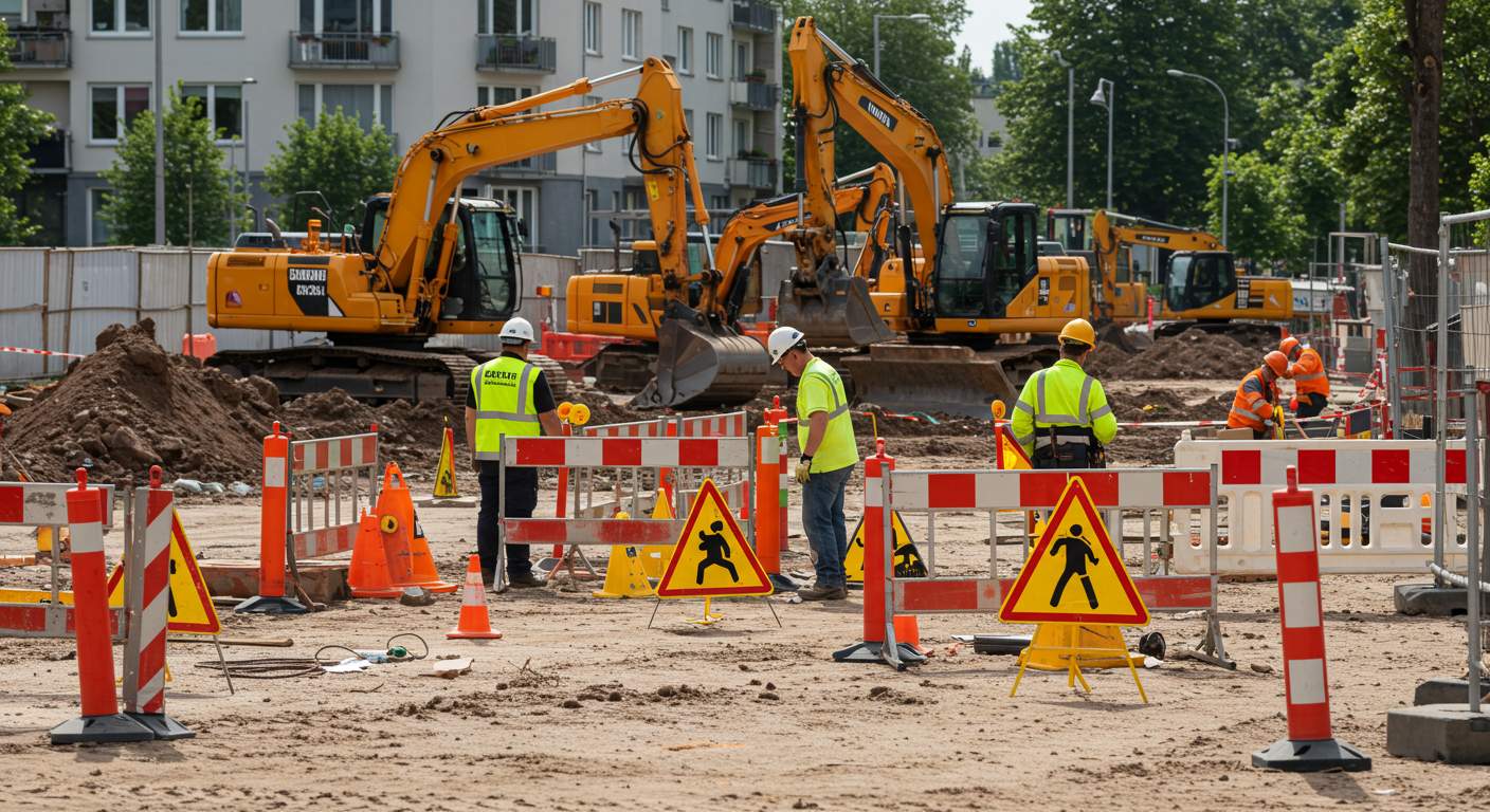 Промышленная безопасность на строительной площадке