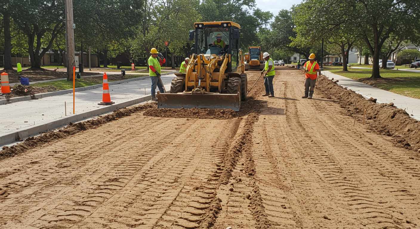 Финишная подготовка участка для тротуара Выравнивание земли под тротуар