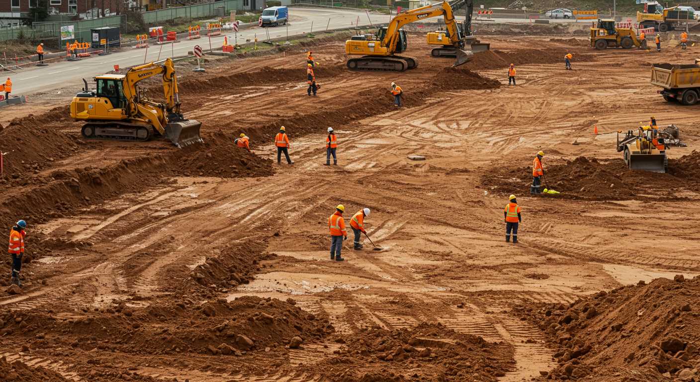 Подготовка строительной площадки на глинистых грунтах