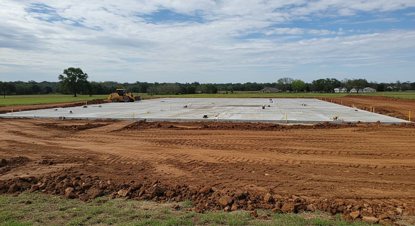 Выравнивание земли под хозяйственные постройки