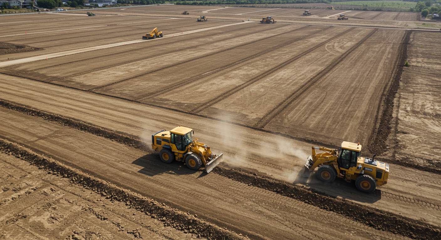Выравнивание территории под частные участки Выравнивание территории под частные участки