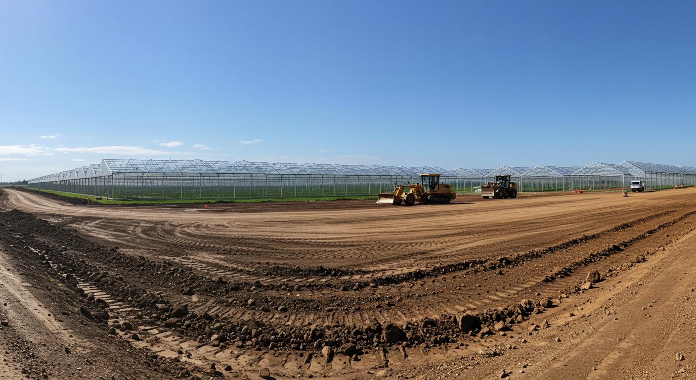 Выравнивание участка под теплицы Выравнивание участка под теплицы