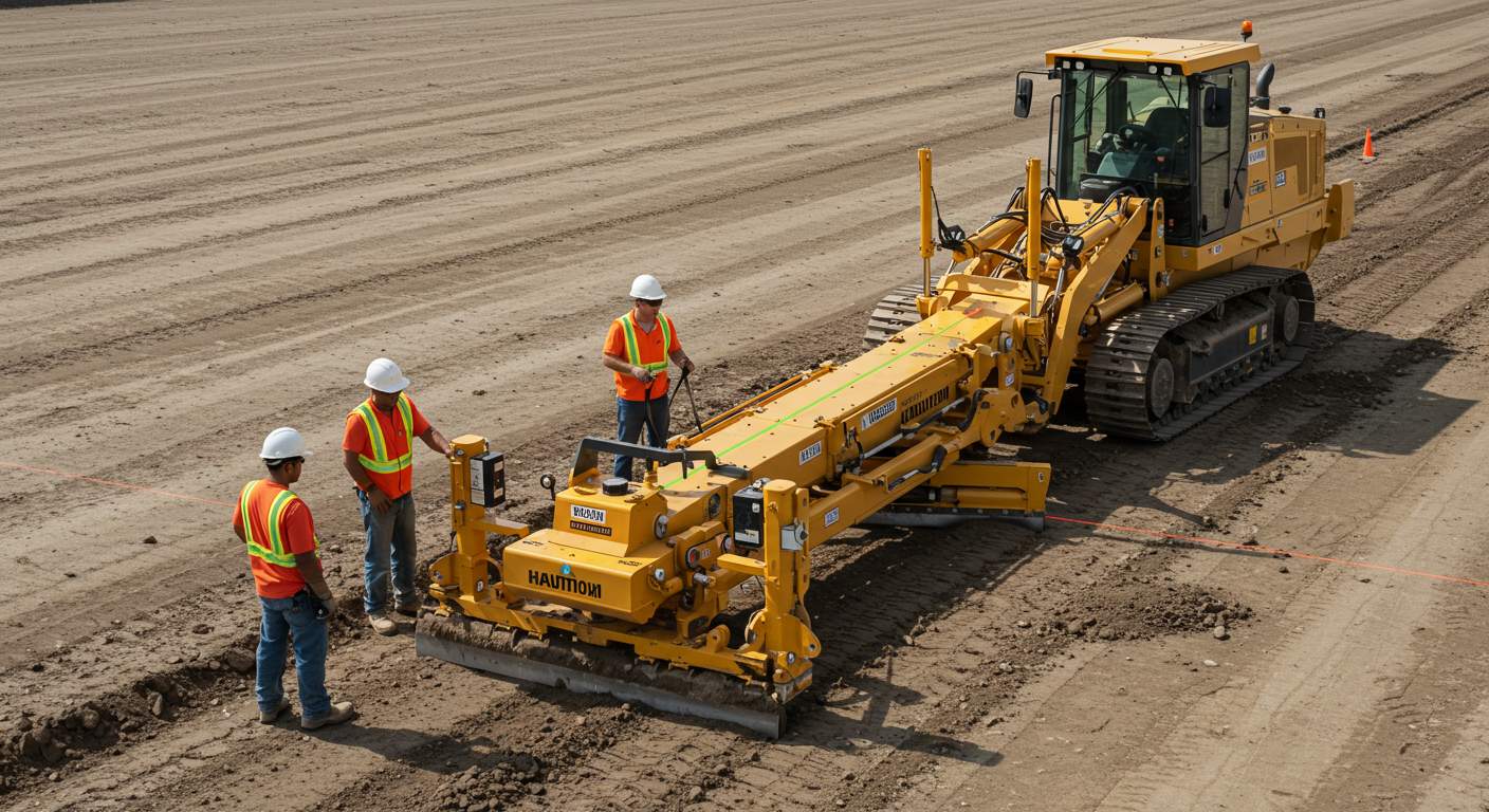 Спецтехника для выравнивания территории Спецтехника для выравнивания территории