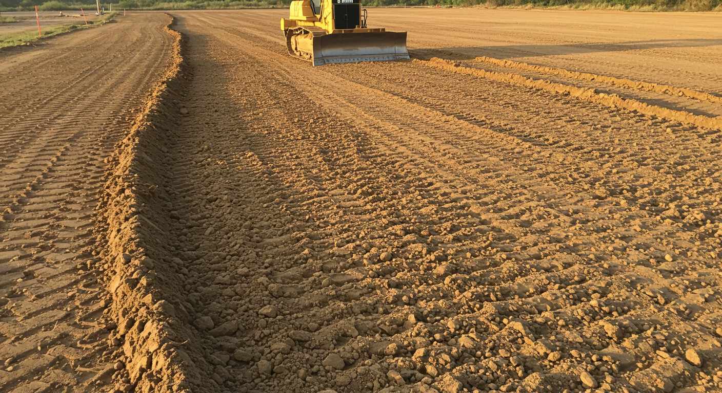 Формирование ровного рельефа участка