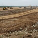 Выравнивание территории под заводские территории