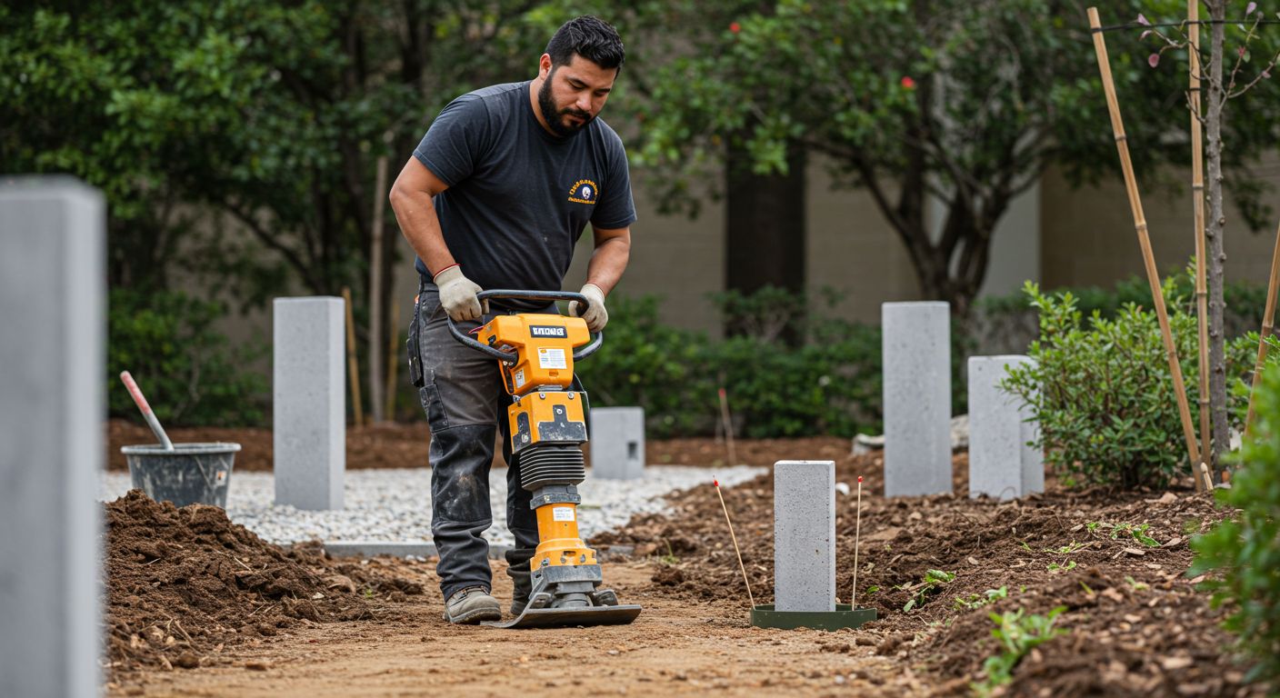 Подготовка территории под установку малых архитектурных форм