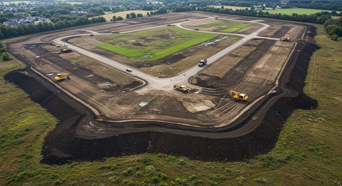 Выравнивание территории для строительства частных домов