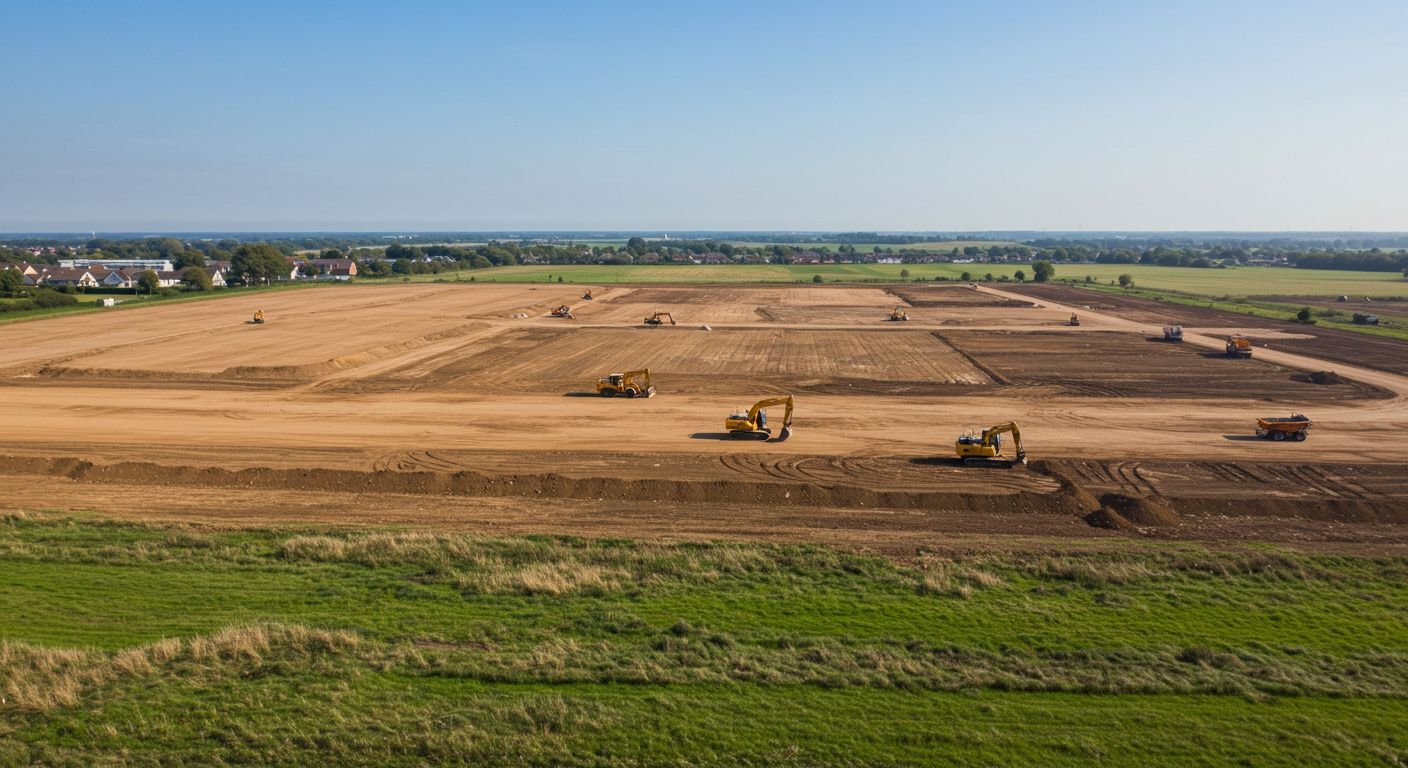 Подготовка участка к строительству Выравнивание участка под строительство частного дома
