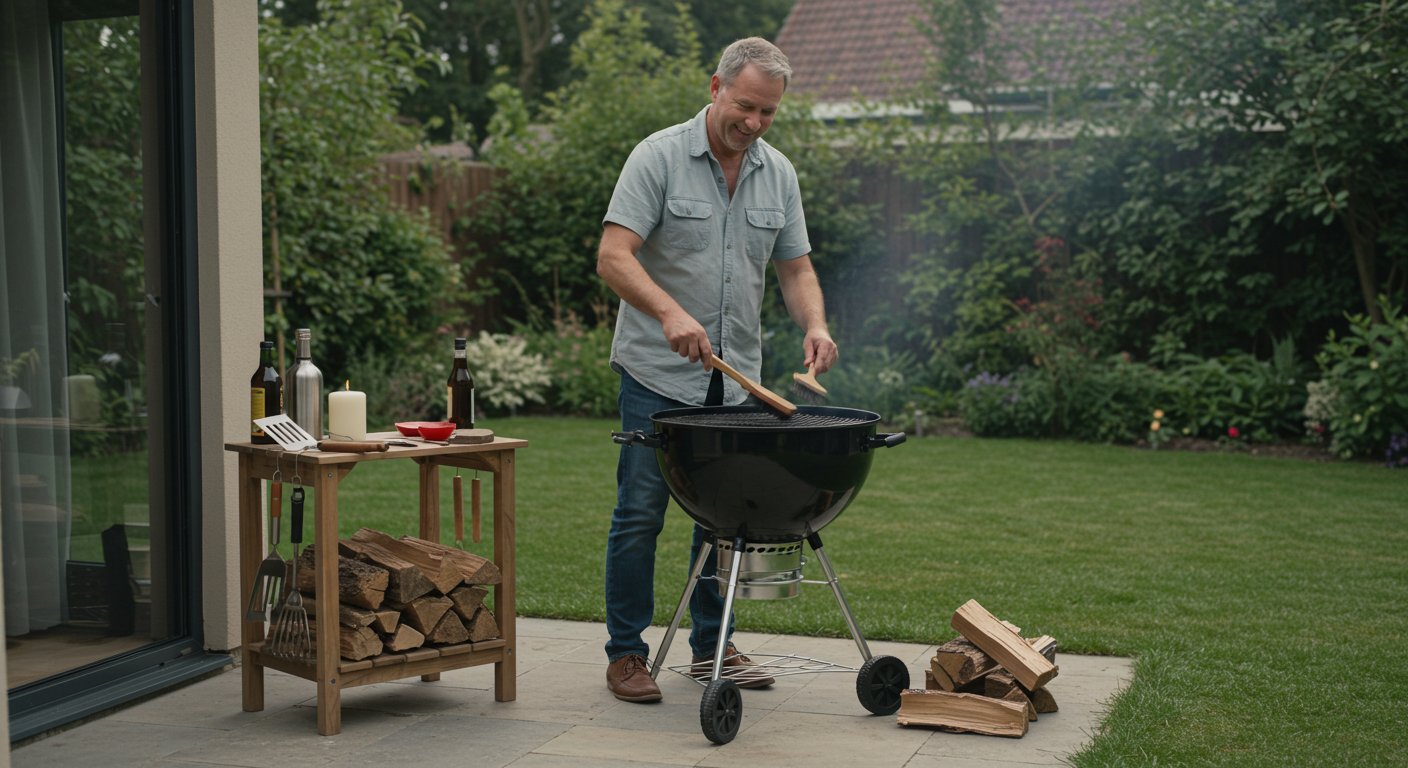 Подготовка участка для устройства зоны барбекю