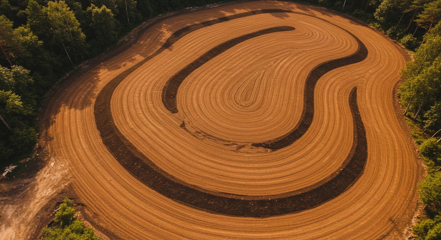 Формирование ровного рельефа для газона Выравнивание участка под газон