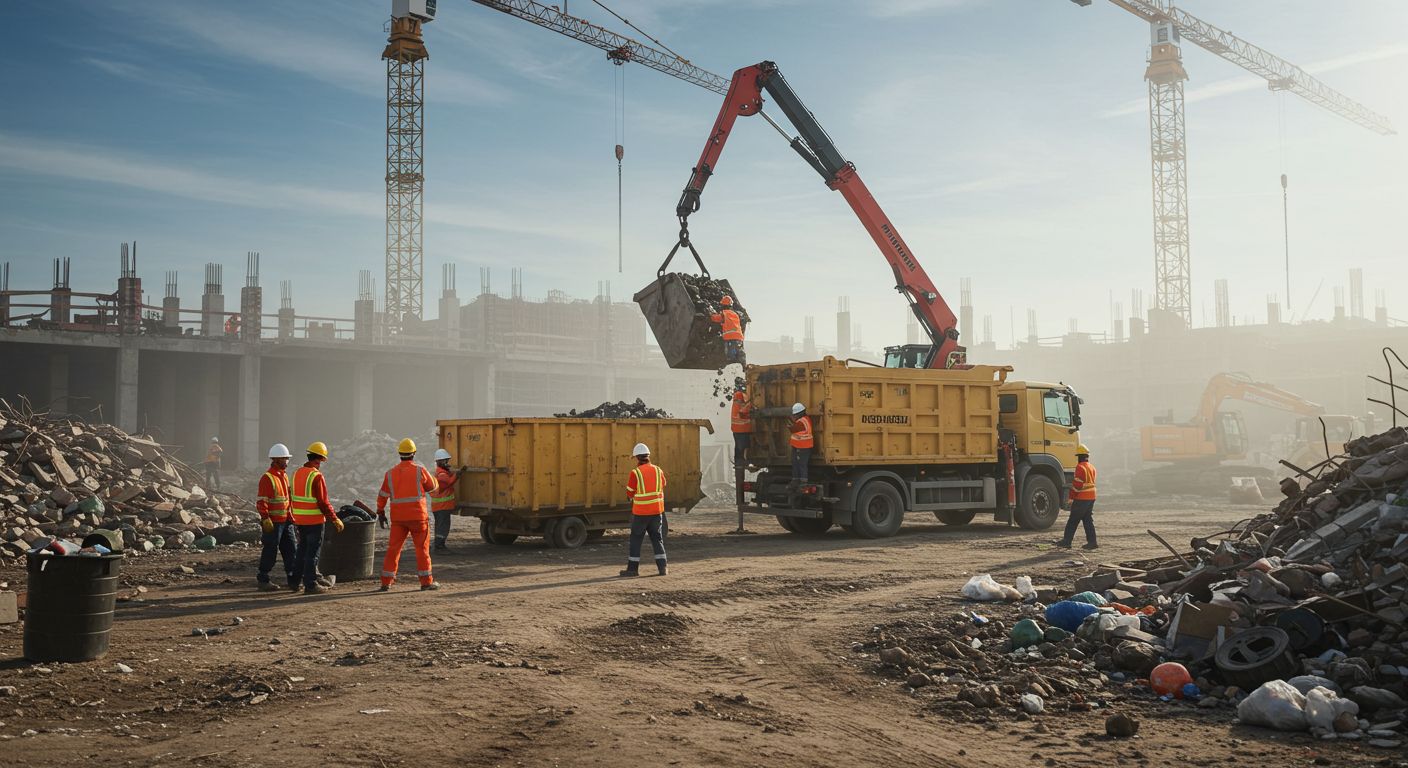 Вывоз опасных отходов с крупных стройплощадок