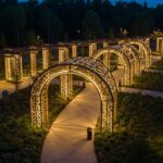 Освещение арок и пергол