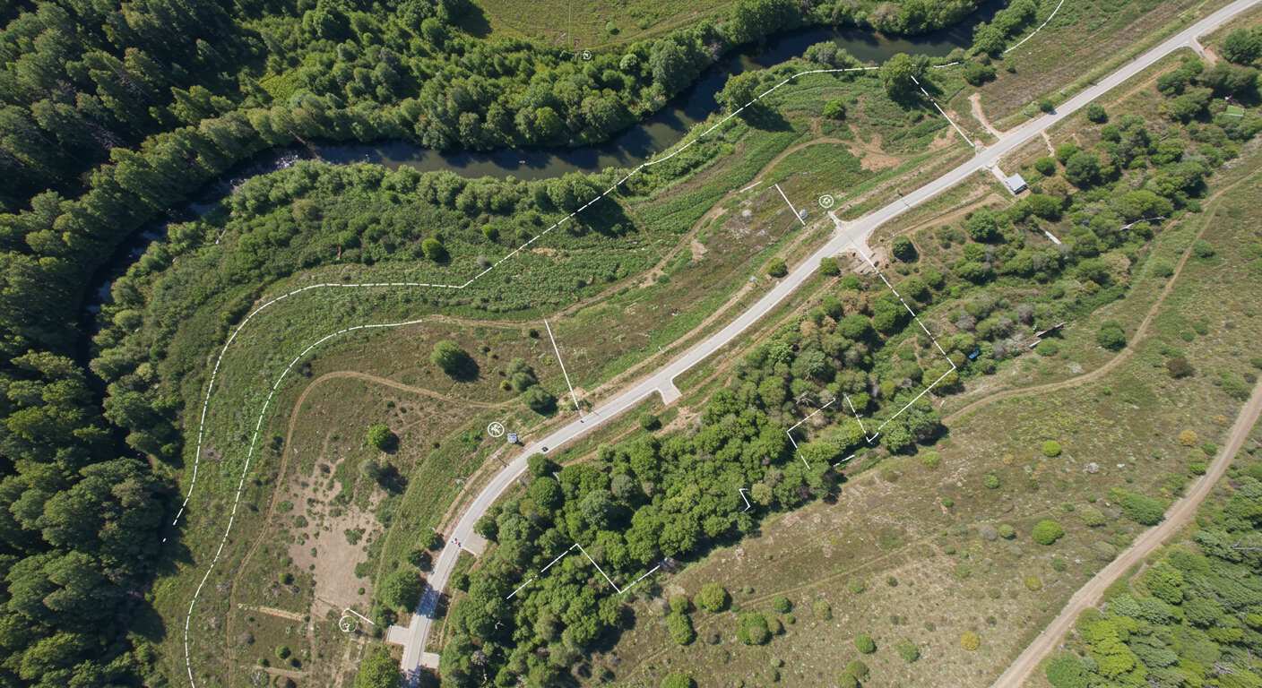 Планировка участка перед строительством дорожек