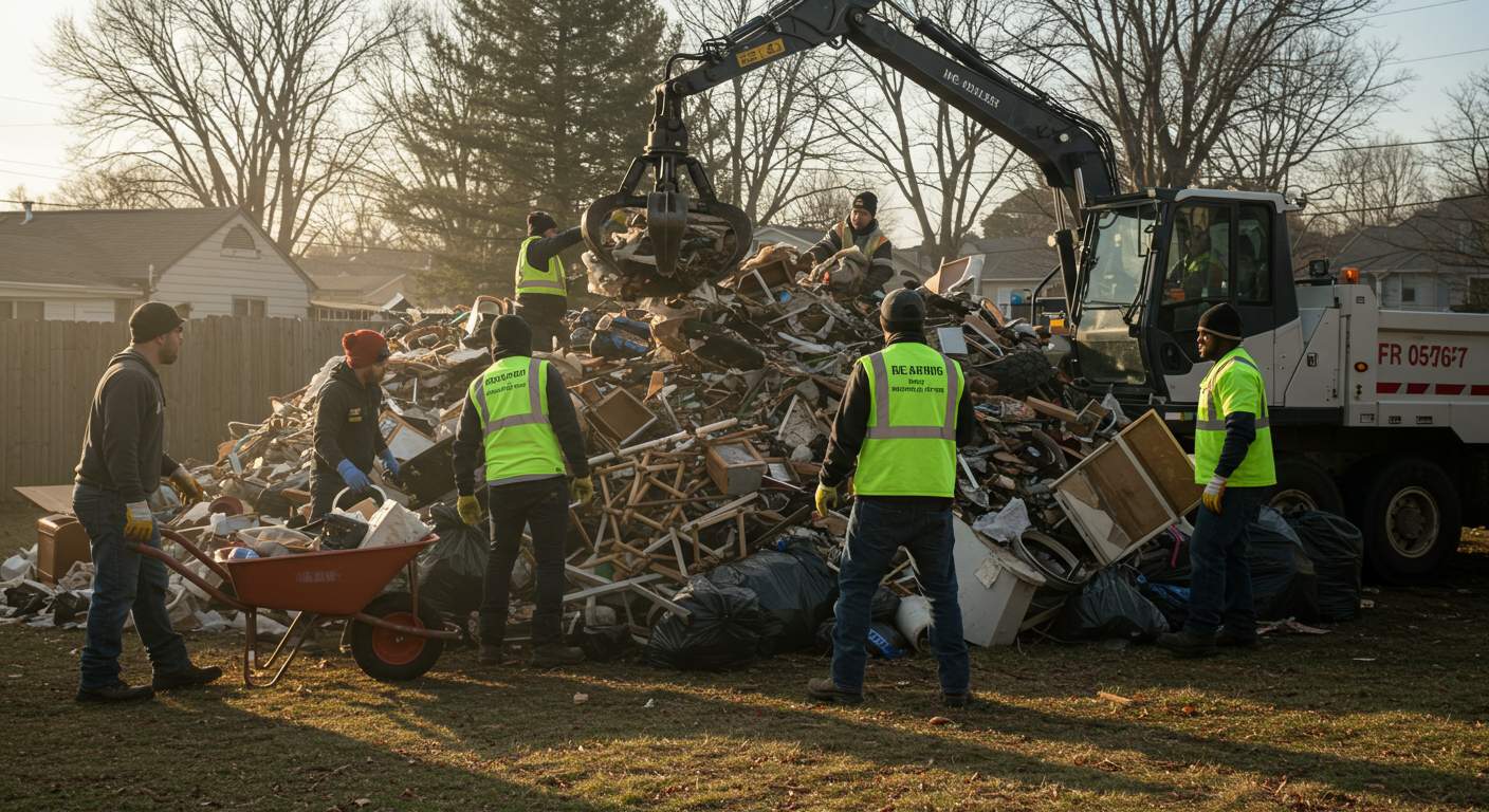 Вывоз крупногабаритного мусора с частных объектов
