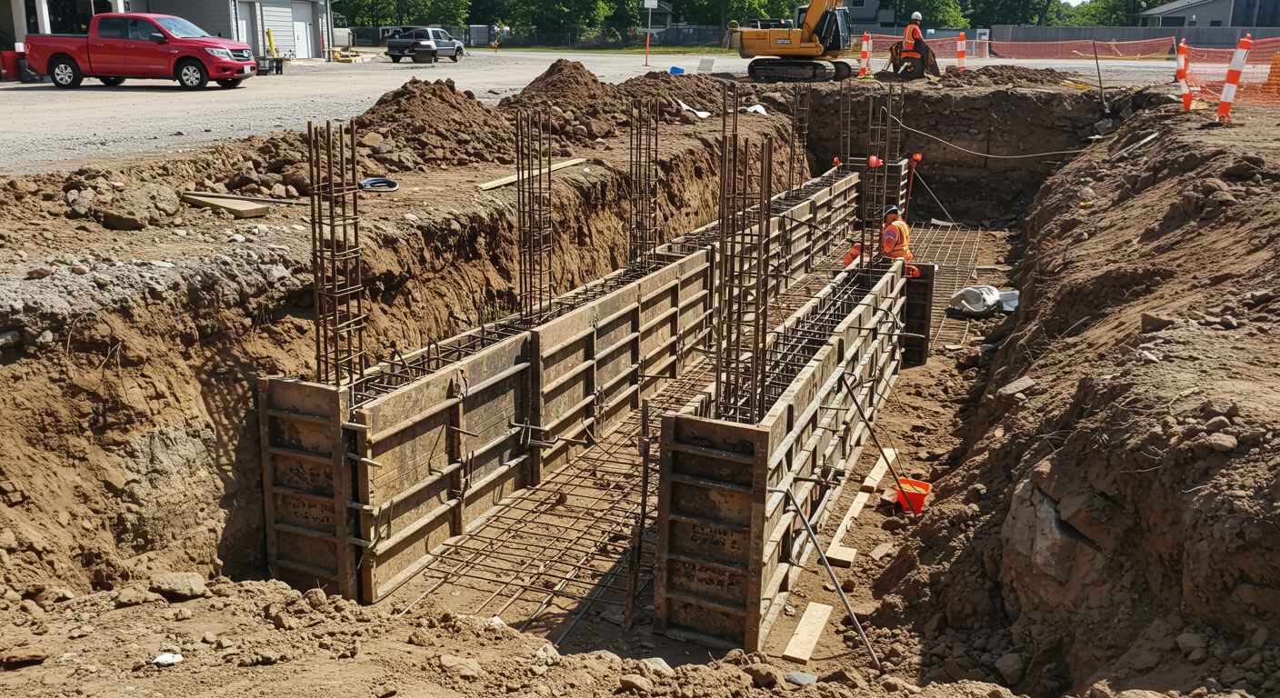 Укрепление и стабилизация грунта для коммерческого строительства