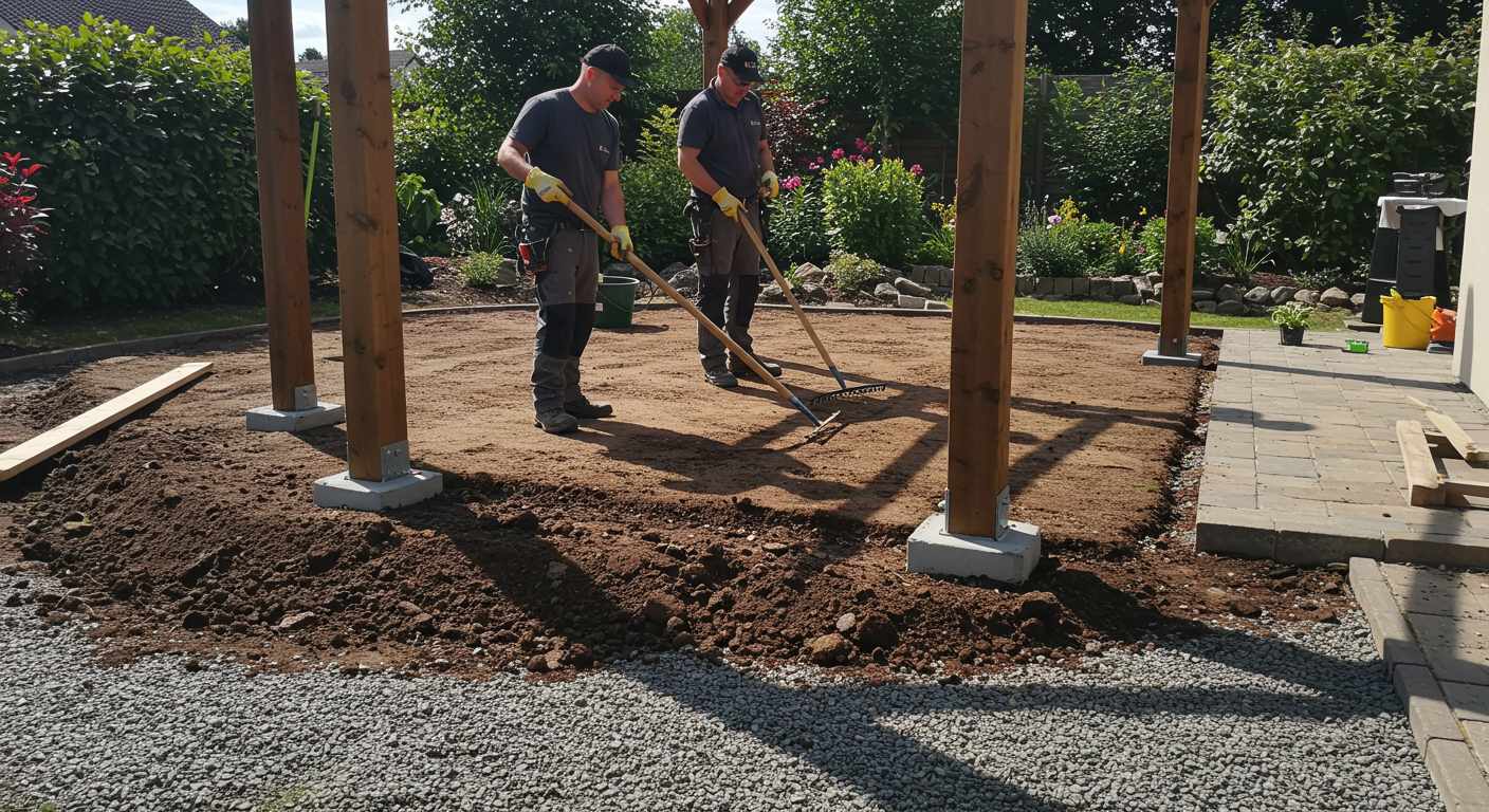 Подготовка ровного основания для беседки Выравнивание земли под беседку