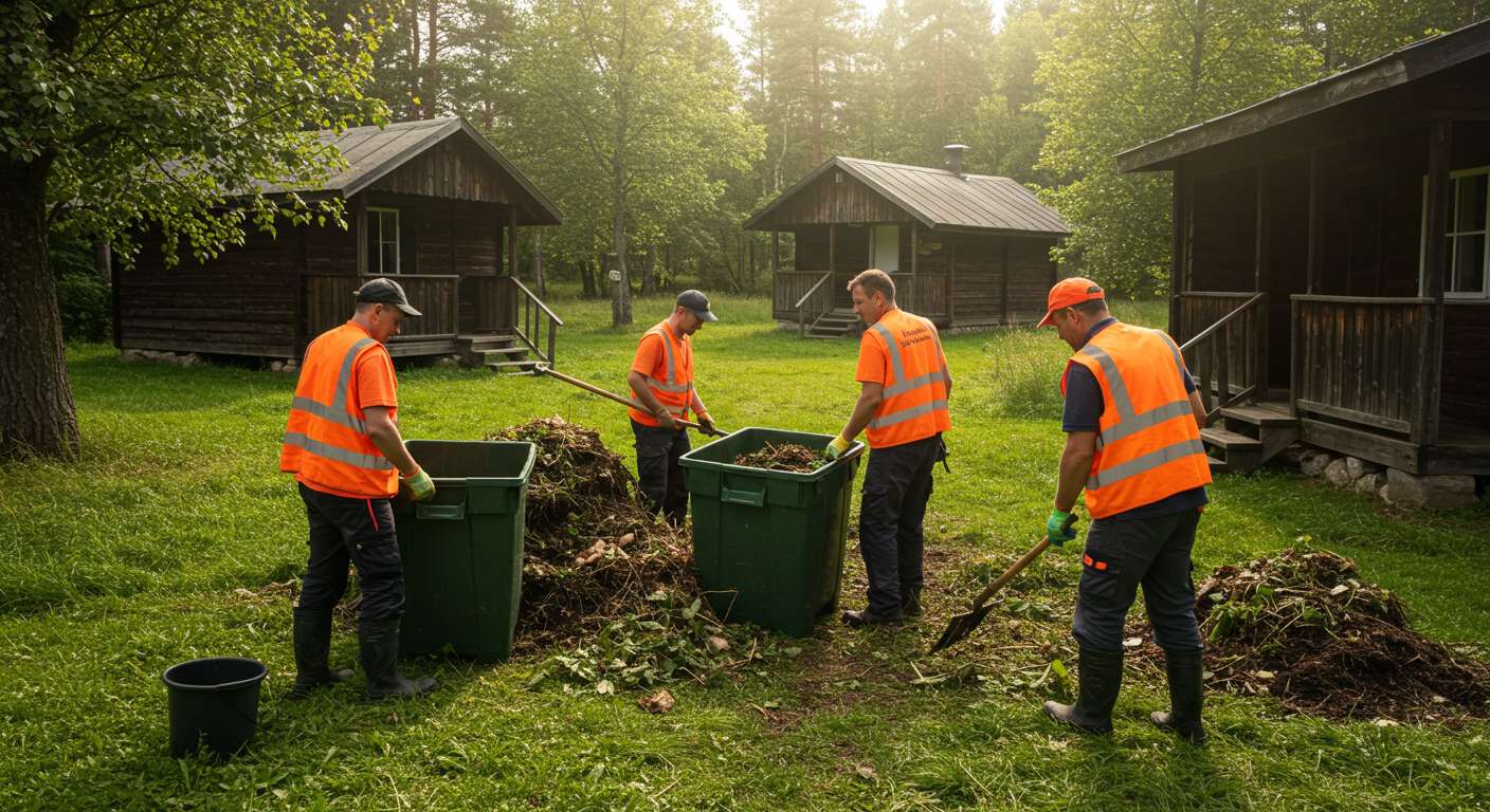 Вывоз органических отходов с коттеджных участков