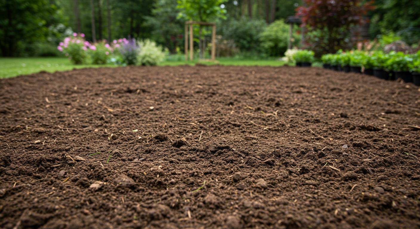 Формирование участка для декоративных насаждений