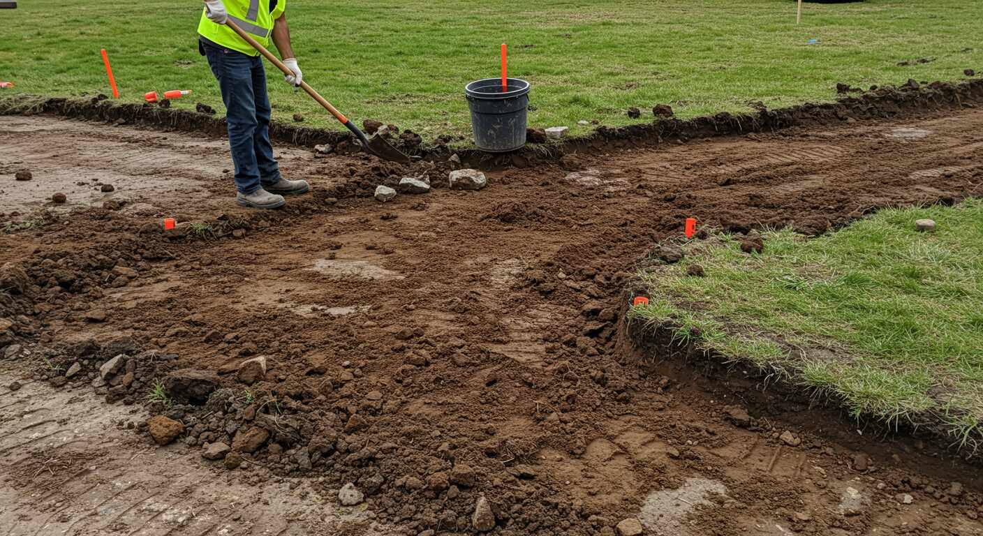 Выравнивание грунта для прокладки коммуникаций Подготовка грунта под инженерные сети
