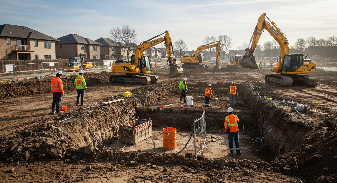 Подготовка площадки под жилой комплекс