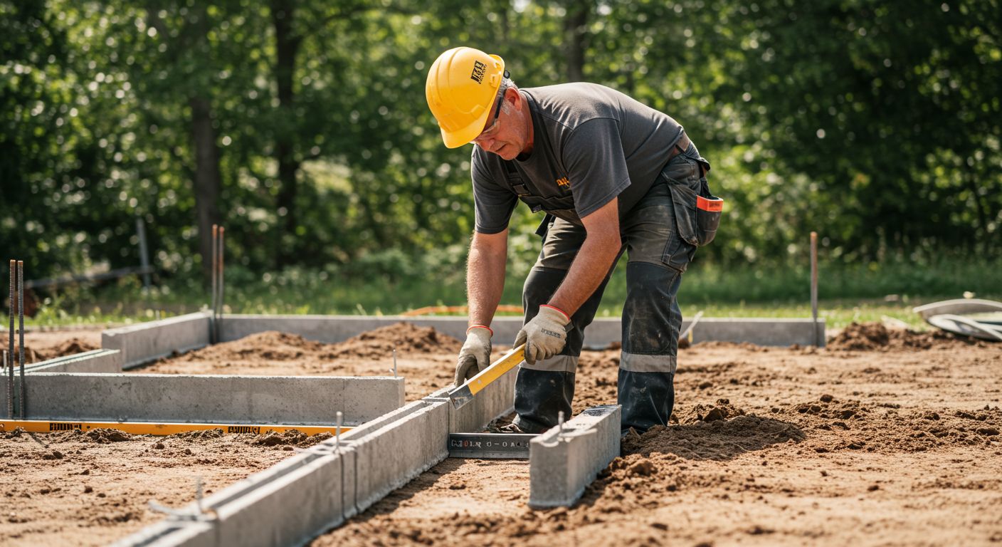 Выравнивание грунта под строительство малых форм
