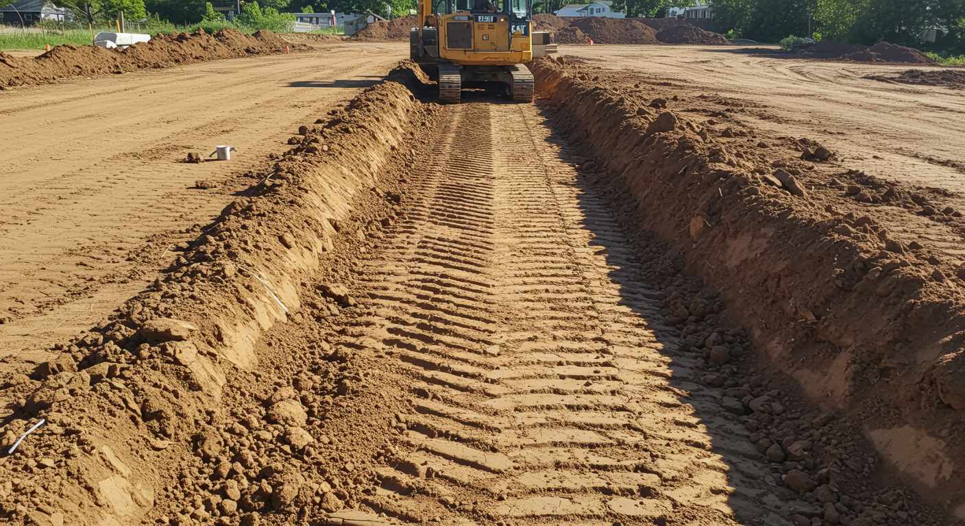 Выравнивание участка под устройство лестничных спусков