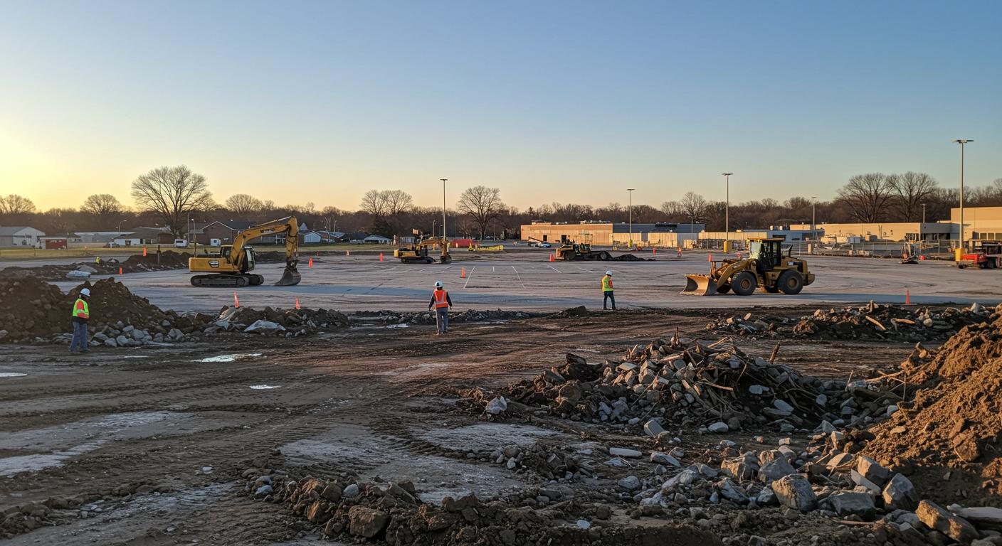 Формирование участка под парковку