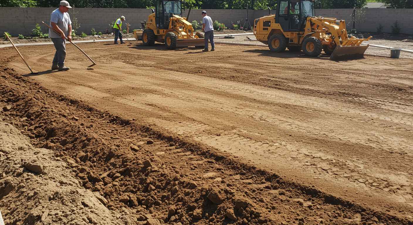 Подготовка участка под садовые постройки Выравнивание земли под садовые сооружения