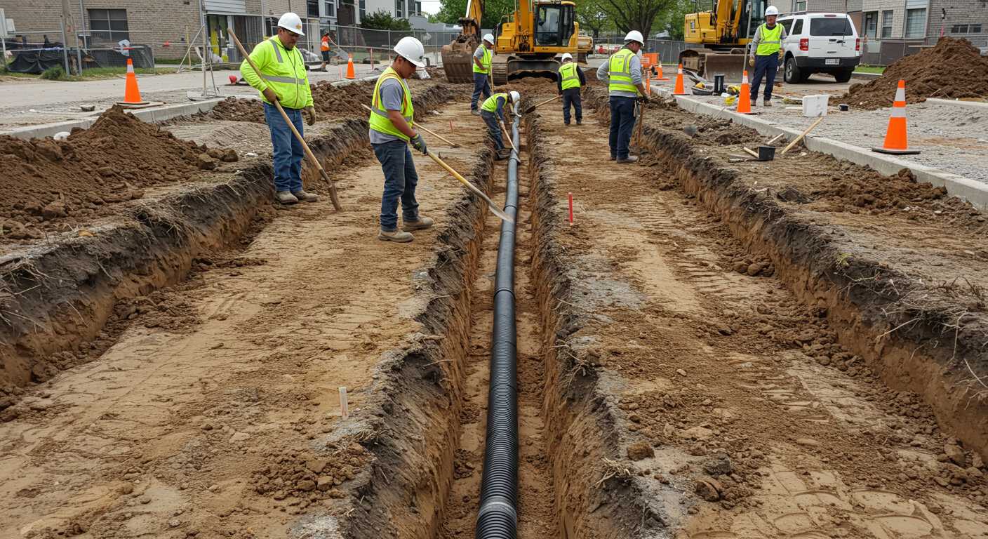 Подготовка участка под дренаж