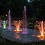 Фонтаны с подсветкой