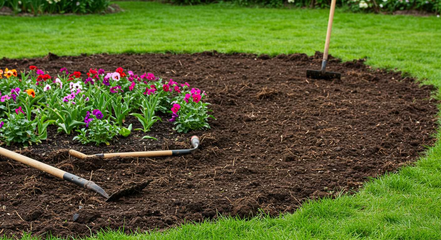 Подготовка участка под устройство клумб и цветников