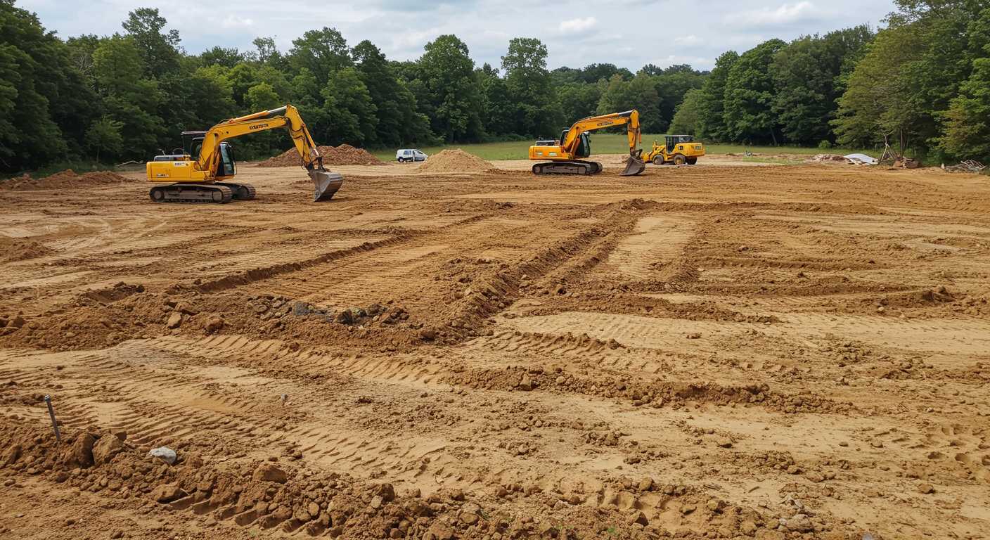 Выравнивание участка под строительство загородного дома