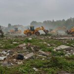 Очистка территории от мусора и растительного слоя погрузчиками