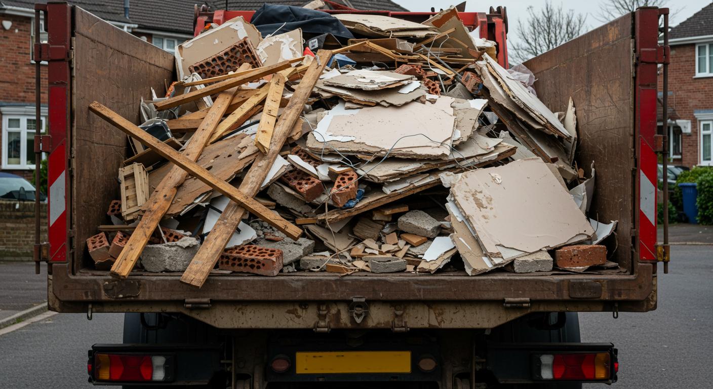Вывоз строительного мусора эконом класса с частного объекта