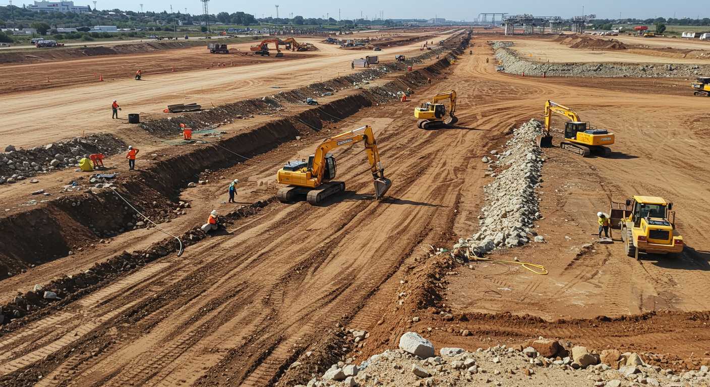 Выравнивание участка под инженерные объекты