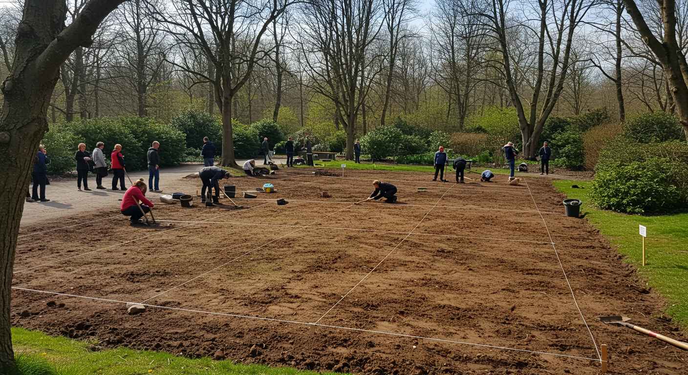 Подготовка земли для декоративного сада