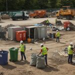 Контроль за выбросами и отходами на строительной площадке