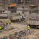Вывоз строительного мусора с помощью самосвалов