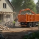 Вывоз строительного мусора бункеровозами с частных объектов