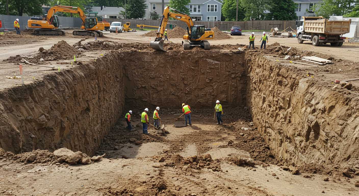 Вывоз грунта после разработки котлована для подвала