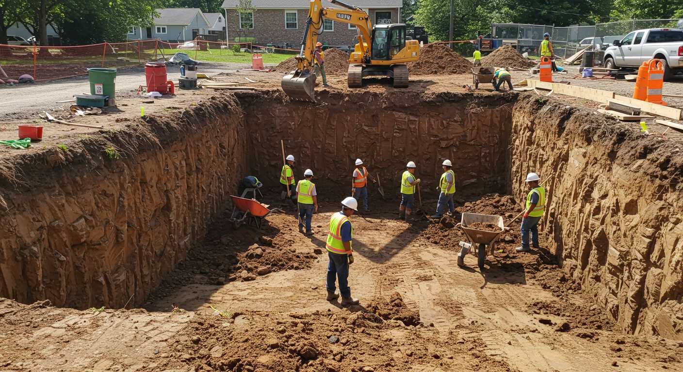 Вывоз грунта после разработки котлована под подвал